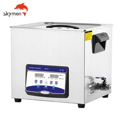 O líquido de limpeza ultrassônico 40KHz 20L 420W dos Skymen de Benchtop com desgaseifica a função
