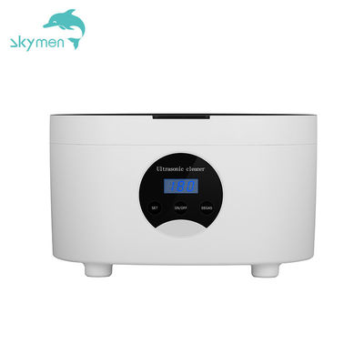 SUS ultrassônico 304 do ABS do líquido de limpeza 600ml do agregado familiar branco do clássico dos Skymen para a joia