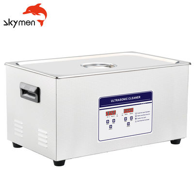 O laboratório do injetor de combustível SS304 dos Skymen 22L 480W utiliza ferramentas o líquido de limpeza ultrassônico com temporizador e calefator