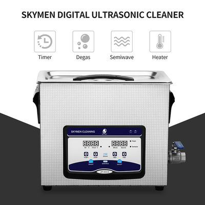 líquido de limpeza ultrassônico digital do laboratório dos skymen 6.5L 240W