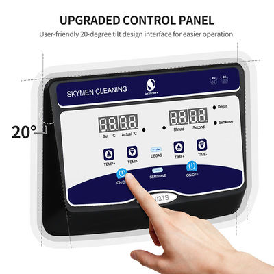 líquido de limpeza ultrassônico digital do laboratório dos skymen 6.5L 240W