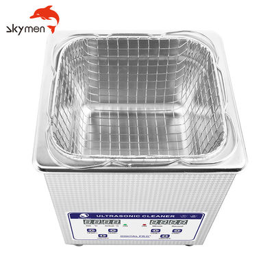 líquido de limpeza ultrassônico 80W do equipamento dental de 220v 2L com cesta