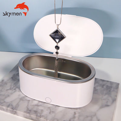 O líquido de limpeza ultrassônico portátil dos Skymen 500ml 18W USB para anéis dos monóculos da joia olha as colares dentais