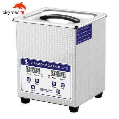 máquina de vidro ultrassônica da limpeza ultrassônica do líquido de limpeza 35W do relógio da joia de 220v 2L